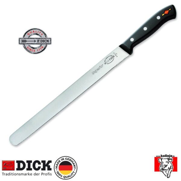 Nož za pršut Dick 8 1036 – 30 cm, crni