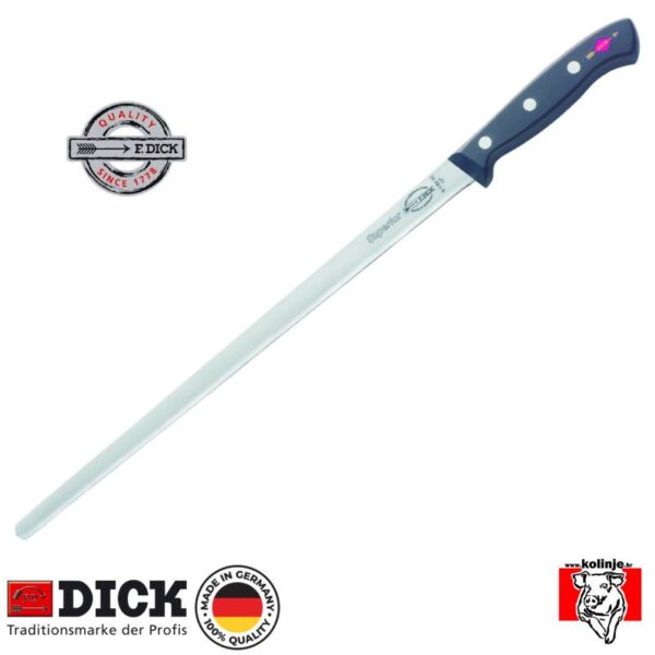 Nož za pršut Dick 8 1150 – 32 cm, crni