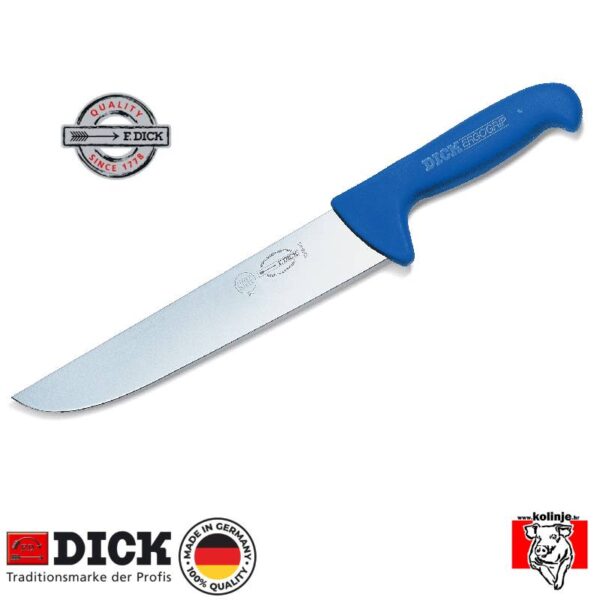 Nož za rezanje mesarski Dick 8 2348, ErgoGrip, plavi