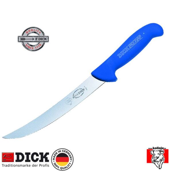 Nož za rezanje Dick 8 2425, ErgoGrip, plavi