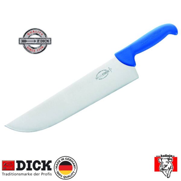 Nož mesarski Dick 8 2643 – 30 cm, ErgoGrip, plavi