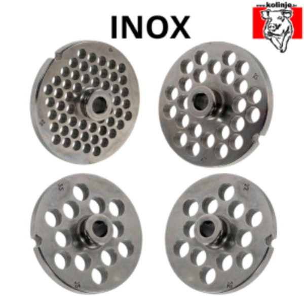 REZNA PLOČA br. 32 - 3 rupe - INOX