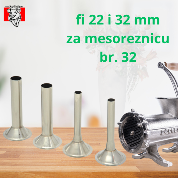 TULJCI INOX ZA PUNILICE 4 KOM ( fi16,22,32  i 38 )