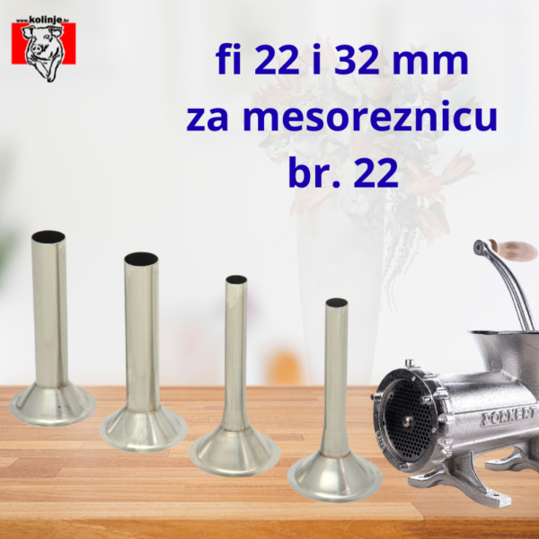 TULJCI INOX ZA MESOREZNICU BR.32 FI 22