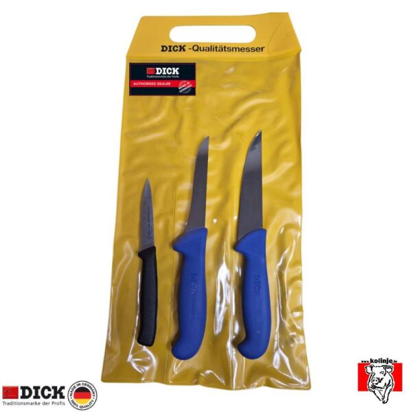 Set noževa Dick 8 2553-00-188, pakiranje 3 kom, plavi